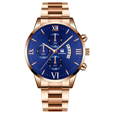 Reloj de Acero Inoxidable para Hombre con Calendario y Movimiento de Cuarzo - Image 12
