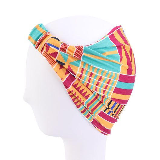 Diadema Estampado Africano Retorcida para Mujer - Image 26
