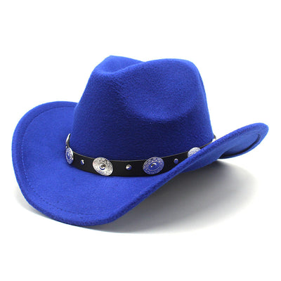 Sombreros Vaqueros de Lana para Parejas - Estilo Minimalista Unisex - Image 14