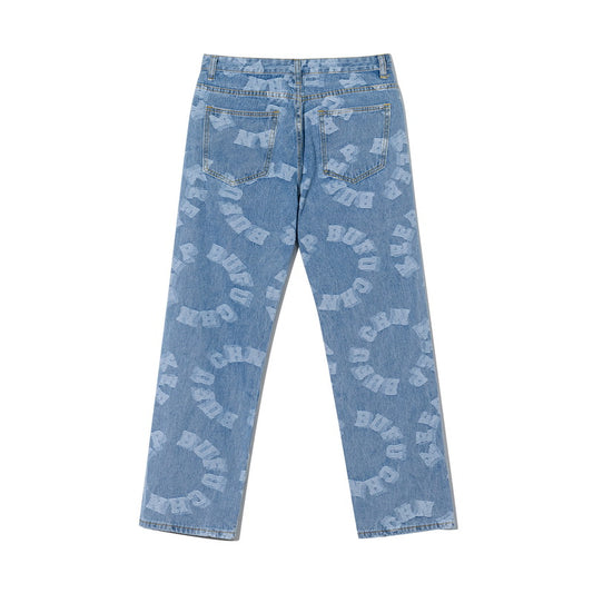 Pantalones Vaqueros Rotos Estilo Retro Vintage