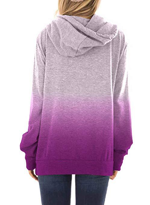 Sudaderas bicolores de moda para mujer - Image 2