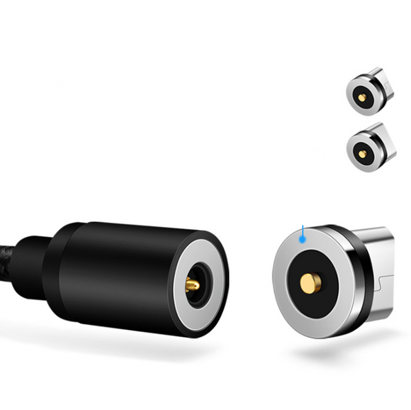 Cable Magnético 3 en 1 de 360° Compatible con Apple - Carga Inalámbrica