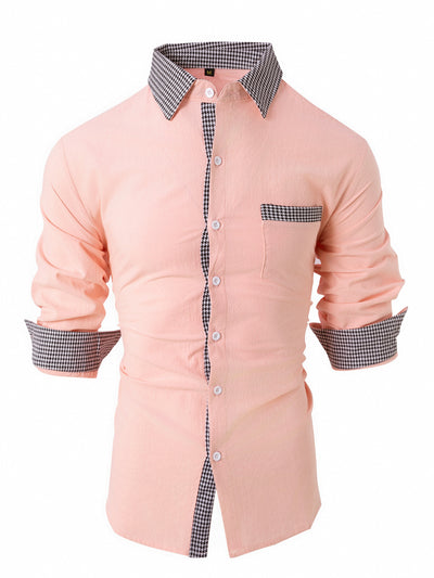 Camisa Casual de Manga Larga para Hombre - Image 9