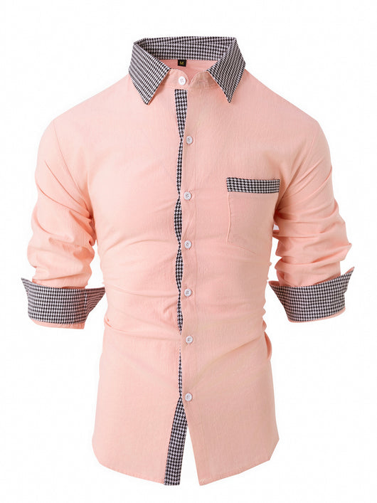 Camisa Casual de Manga Larga para Hombre - Image 9