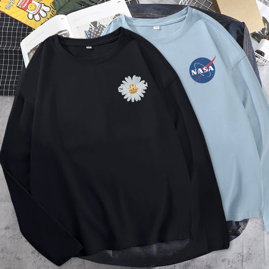 Camiseta de Algodón de Manga Larga para Mujer - Image 30