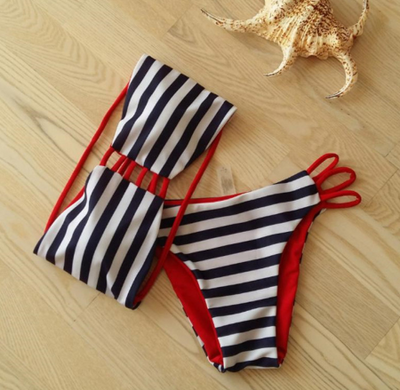 Traje de Baño Bikini Estilo Europeo y Americano con Diseño Dividido - Image 4