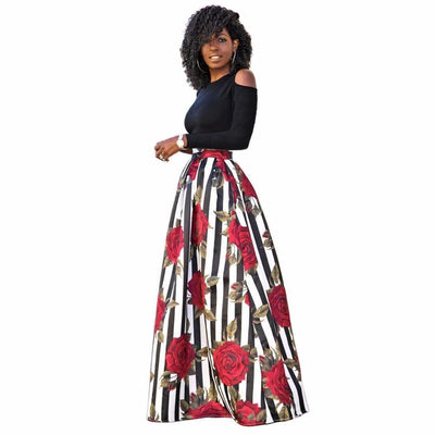 Vestido Maxi Floral de Otoño