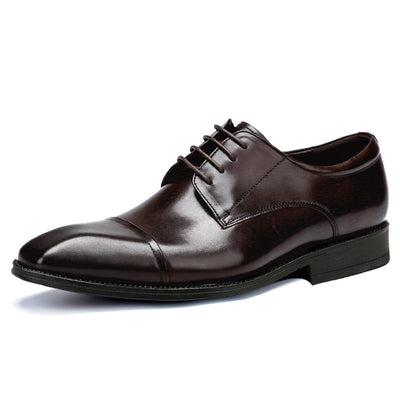 Zapatos de Cuero Casual con Punta Cuadrada 3D - Image 12