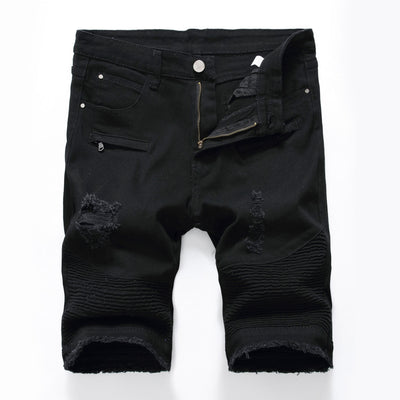 Shorts Denim Slim Stretch con Cierre - Image 4