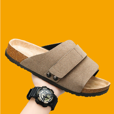 Sandalias Dobles de Ante de Corcho - Image 7