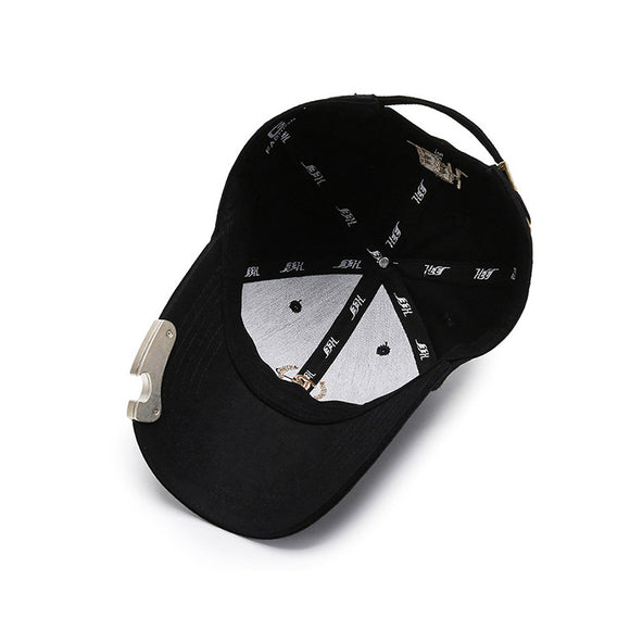 Gorra de Béisbol con Abridor de Botellas Integrado y Protección Solar