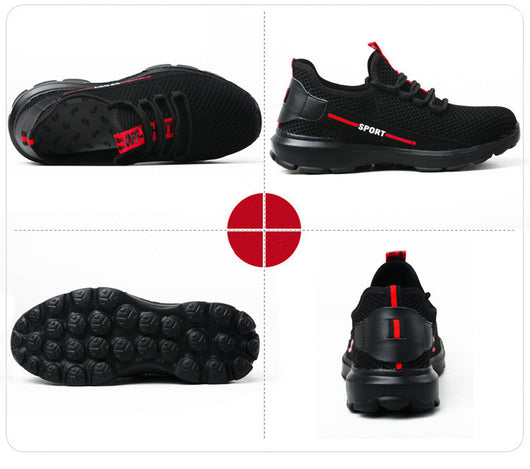 Zapatos de Seguridad Livianos con Tejido Transpirable y Protección Antimachaque - Image 12