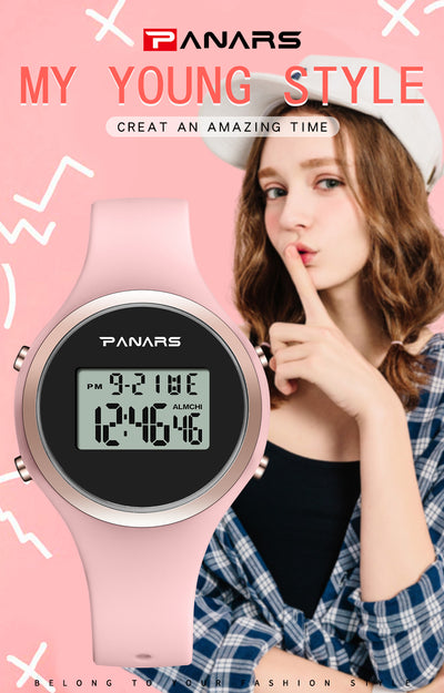 Reloj Electrónico Infantil Unisex con Banda de Silicona - Diseño Moderno y Funcional - Image 12