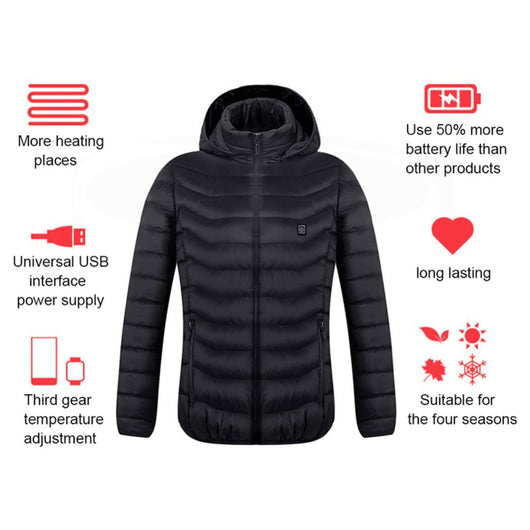 Chaqueta Calefactable Eléctrica con Conexión USB - Image 7