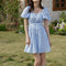 Saia Jacquard Texturizada Sweet Little Fairy de Cintura Alta