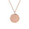 S925 Sterling Plateado Light Luxury Niche Wind Yanguang Projection Necklace Women Rose Dorado