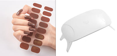 Calcomanías de Uñas Adhesivas Impermeables con Letras y Colores - Image 33