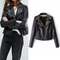 Chaqueta de Cuero para Motocicleta Mujer