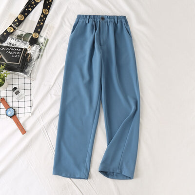 Pantalón Palazzo de Talle Ancho con Cintura Elástica