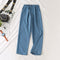 Pantalón Palazzo de Talle Ancho con Cintura Elástica