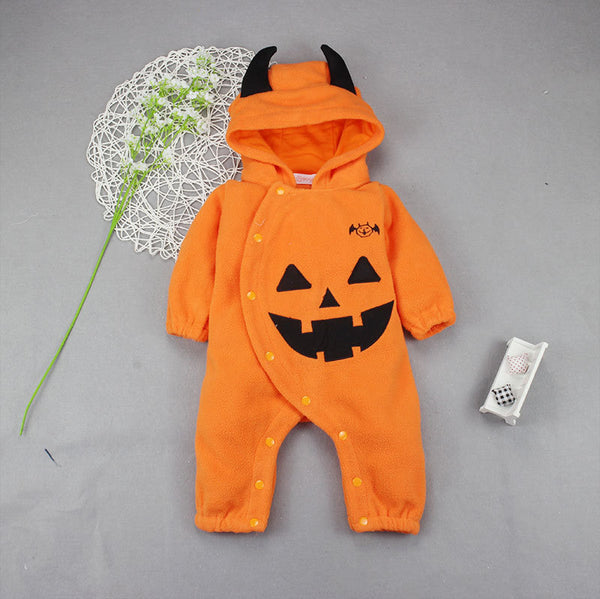 Disfraz Enterizo de Calabaza con Capucha para Halloween - Image 10