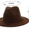 Sombrero de Lana Jazz Unisex - Estilo Clásico para Parejas