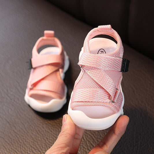 Sandalias Infantiles Transpirables de Suela Suave para Niños Pequeños