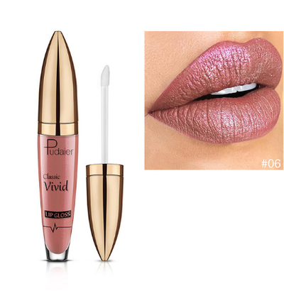 Brillo Labial Perlado Mate Pudaier - Larga Duración sin Transferencia - Image 12