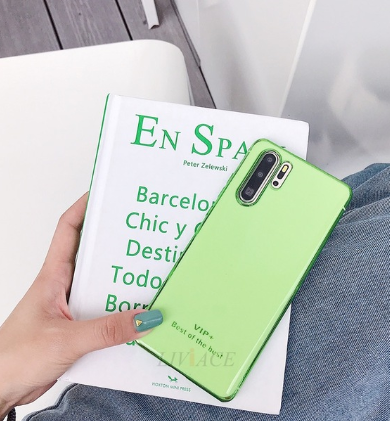 Funda de Silicona TPU Premium con Acabado Chapado para Huawei