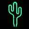 LED Neon Light Party Supplies Table Decorations Home Decor Green Cactus