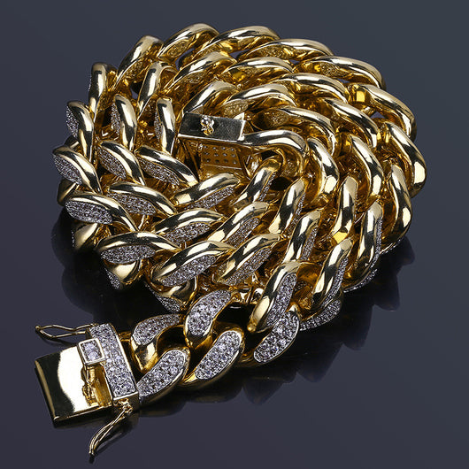 Cadena de Oro Gruesa para Hombre - Estilo Miami - Image 7