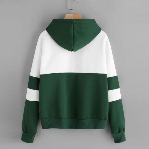 Sudadera Holgada con Capucha y Estampado para Mujer