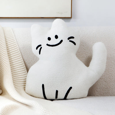 Funda de Almohada Gato Cartoon para Sofá y Sala de Estar - Image 3