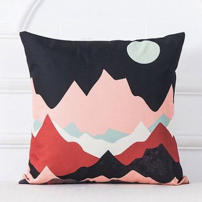 Funda de Cojín Cuadro Óleo Montaña Amanecer - Image 20