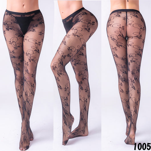 Medias Jacquard Rosa Vintage - Image 18