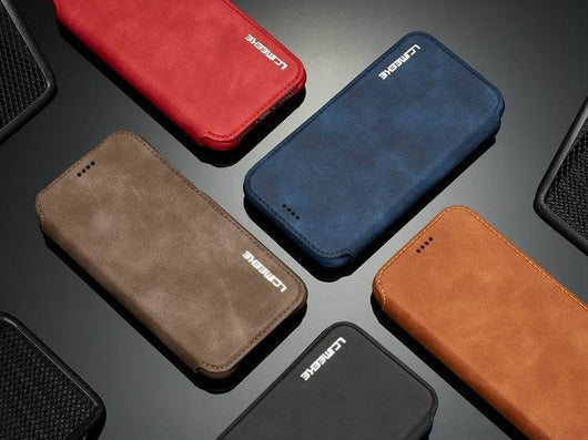 Funda Cartera Magnética con Soporte para iPhone - Cuero Premium Compatible
