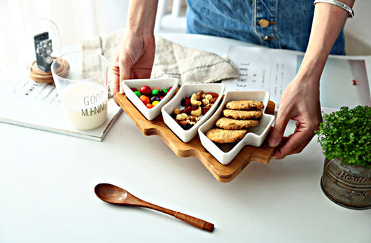 Juego de 4 Platos de Cerámica Navideños - Image 7