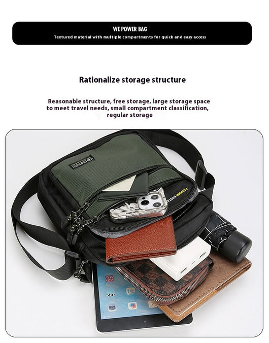 Bolsa Cruzada Multifuncional para Hombre - Ideal para Viajes y Uso Diario - Image 21