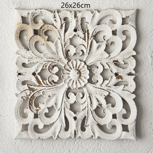 Decoración Mural Tallada Estilo Marroquí - Relieve Artesanal para Sala y Dormitorio - Image 9