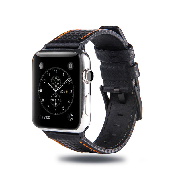 Reloj de Fibra de Carbono y Cuero Premium