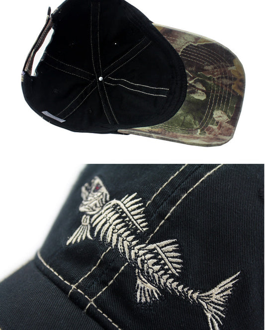 Gorra de Béisbol Hip-hop con Bordado de Espina de Pescado - Image 2