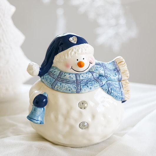 Adornos Navideños de Cerámica y Vajilla Muñeco de Nieve - Image 9