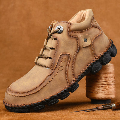 Botas de Cuero Estilo Británico Retro - Image 11