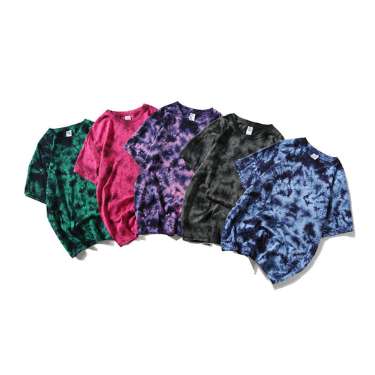 Camiseta Tie Dye Oversize Unisex - Estilo Hip Hop Harajuku Urbano