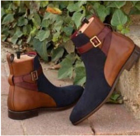 Zapatos de Hombre con Hebilla de Cinturón a Juego de Colores - Image 6