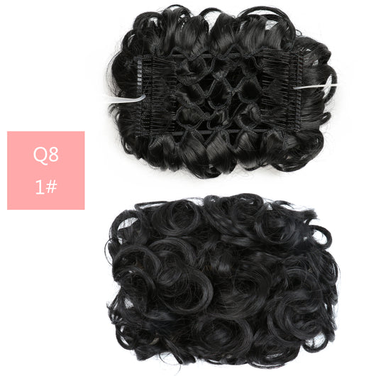 Moño Postizo de Fibra Sintética Resistente al Calor - Cabello de Seda Artificial - Image 3