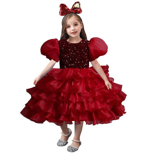Vestido Tutú Princesa para Fiesta de Cumpleaños Infantil - Image 13
