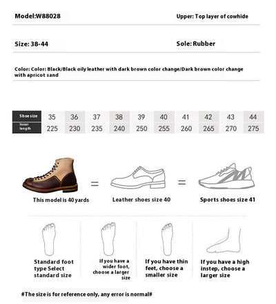 Botas de Motocicleta Estilo Retro Americano para Hombre - Image 8