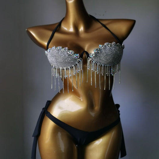 Bikini Diamante con Borlas para Mujer - Image 8