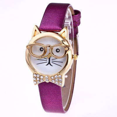 Reloj Infantil con Luz LED y Diseño de Gato Mecánico - Image 8